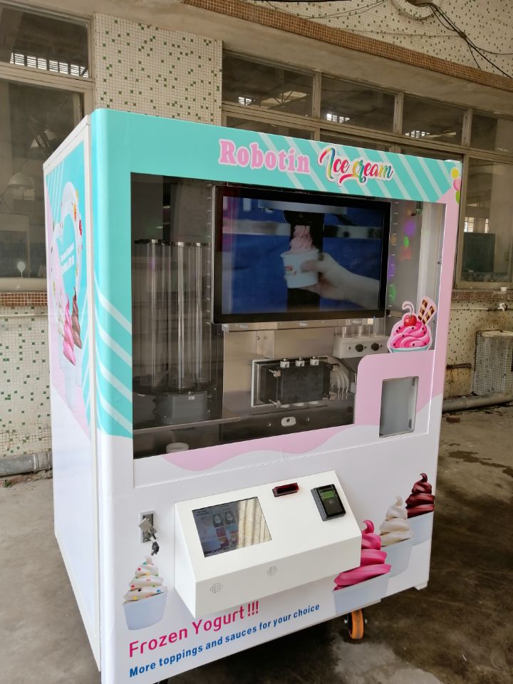 Máquinas expendedoras de helado, máquina expendedora de jugo de naranja