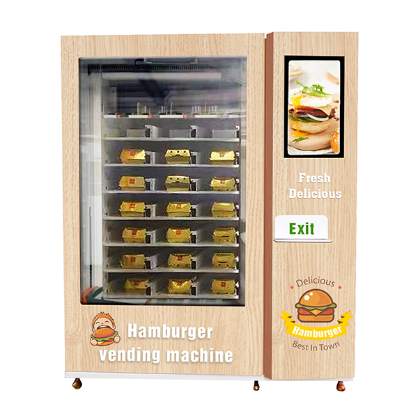 Servicio automático de máquinas expendedoras de hamburguesas